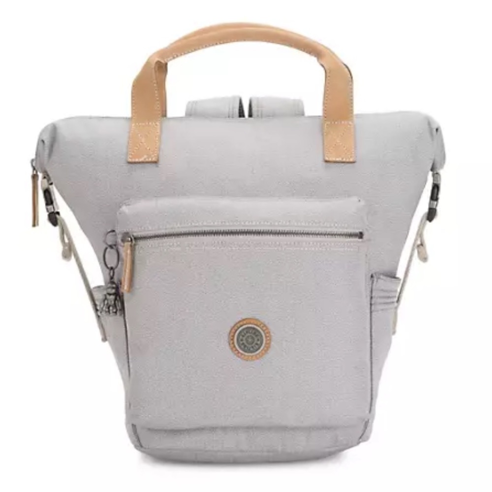 New Kipling Tsuki Small Convertible Backpack Rustic Blue